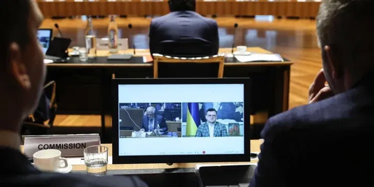 Министерот Кулеба учествуваше на Советот на министрите за надворешни работи на ЕУ, Брисел, 24 април 2023