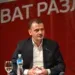 претседателот на комисијата за транспорт и врски на СДСМ, Митко Трајчулески на денешната трибина на тема инфраструктура „Резултати што прават разлика“ што се одржа во Битола.