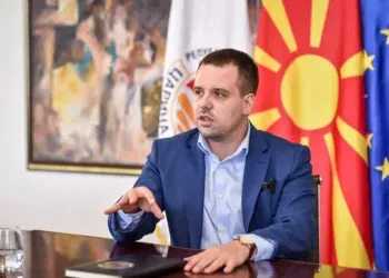 Интервју на Фронтлајн со Стефан Богоев. Фото: Ангел Ангеловски