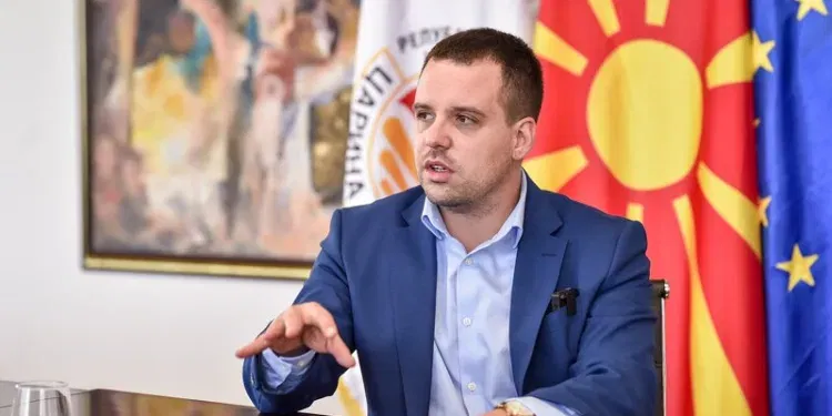 Интервју на Фронтлајн со Стефан Богоев. Фото: Ангел Ангеловски