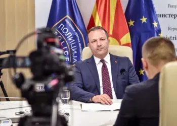 Интервју со Оливер Спасовски за Фронтлајн. Фото: Ангел Ангеловски