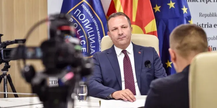 Интервју со Оливер Спасовски за Фронтлајн. Фото: Ангел Ангеловски