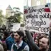 Протести во Грузија откако Законот за странски агенти помина во Комитетот на Правосудството. Фото: ОЦ Медиа